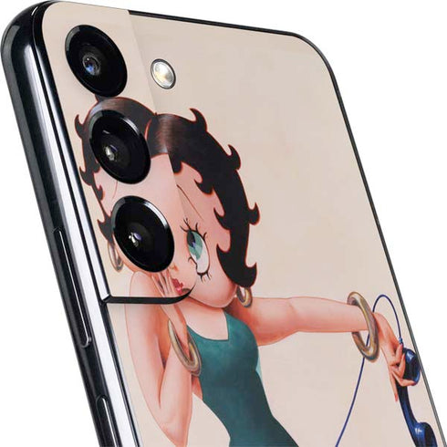 Betty Boop On the Phone Galaxy S22 Plus Skin